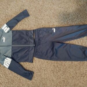 Toddler Puma Navy and Gray Tracksuit, Size 4T